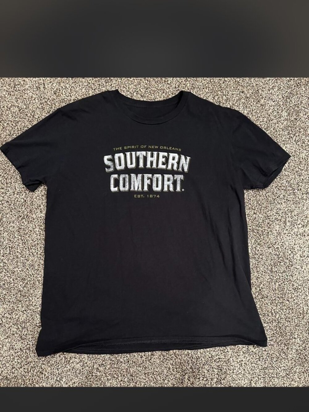Southern Tide Men's Black and Navy T-shirt - M L